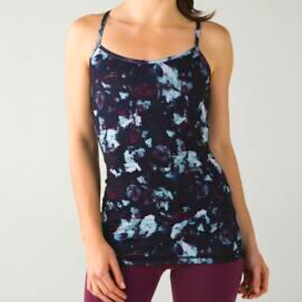 Lululemon Power Y Built-In Bra Tank Top Sz 4